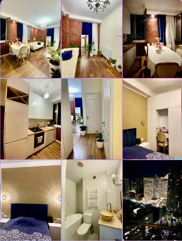 Квартира 2 комн. 47 кв. м. Новый ремонт — Батуми — 550 $