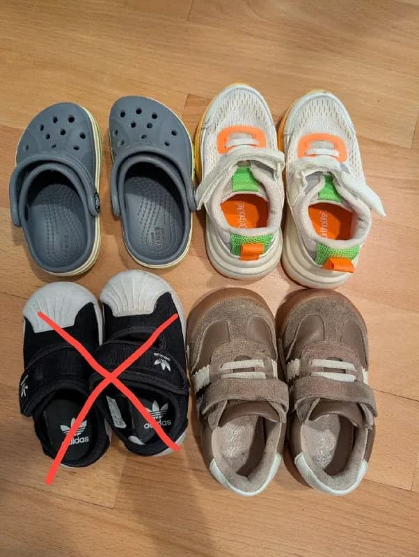 22-23 размера. Оригиналы Zara, Adidas, Crocs. — Батуми — 40 ₾