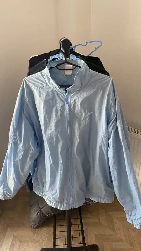 NikeLab Outdoor Sports Windproof Stand Collar Jacket Light Blue — Батуми — 10 100 ₾