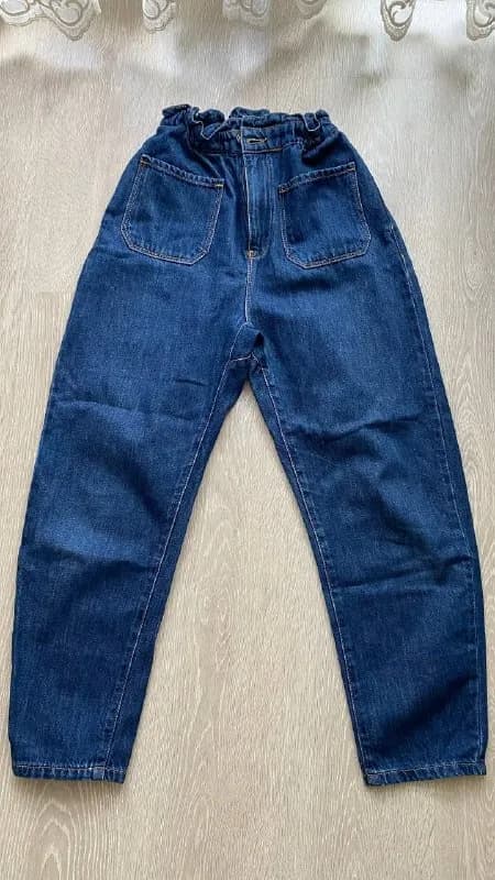 new — Джинсы на резинке, размер XS-S, длина 92 см. 25 лар — Батуми — 70 ₾