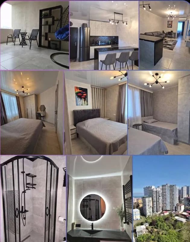 3-комн. квартира, 64 кв. м., новый ремонт — Батуми — 650 ₾