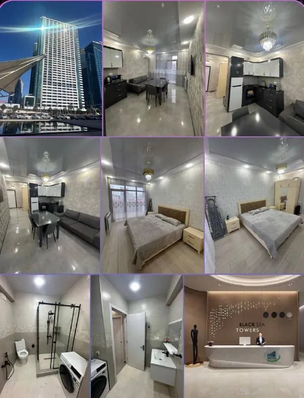 3 комнатная квартира, в доме премиум класса #BST, район #Карфур, #Стадион. — Батуми
