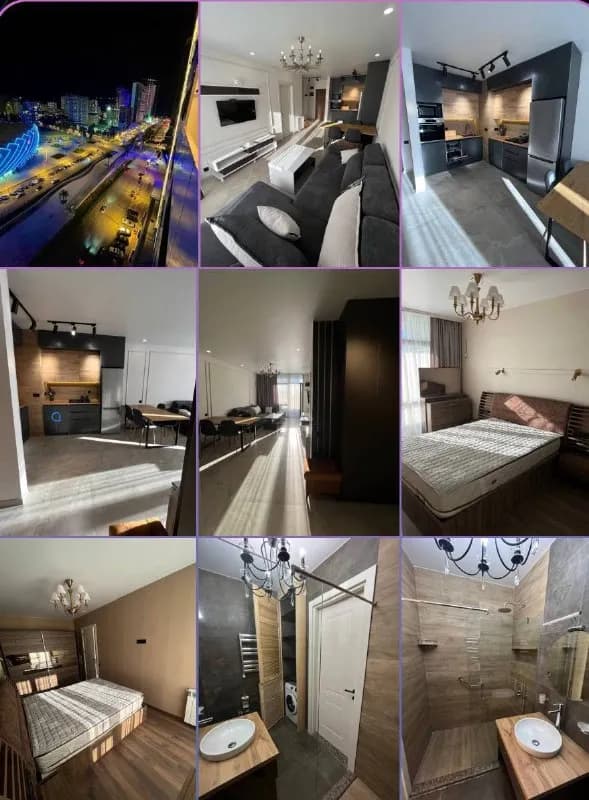 3-комн. квартира с ремонтом, р-н Мол — Батуми — 1 600 ₾