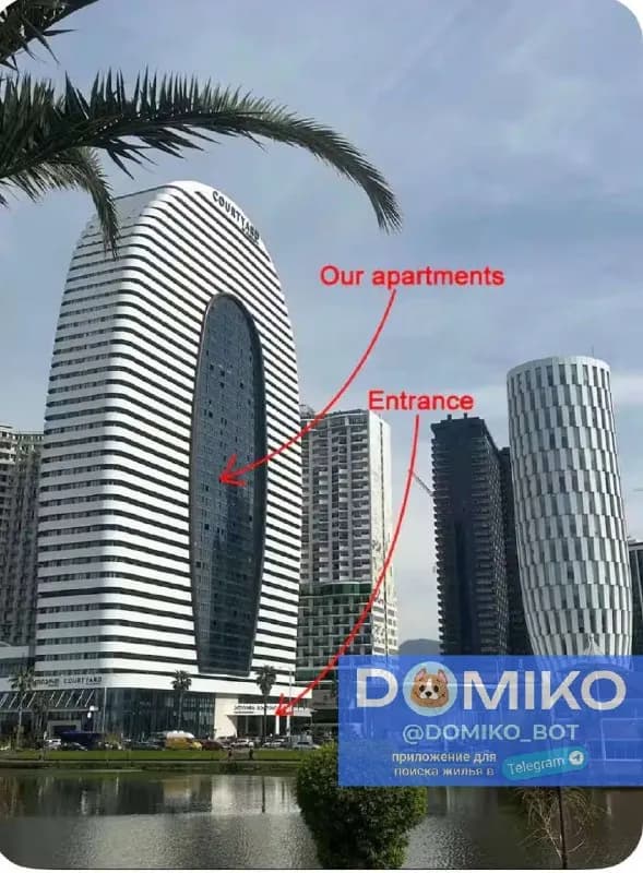 10/20 этаж, 35 кв/м — Батуми — 500 $
