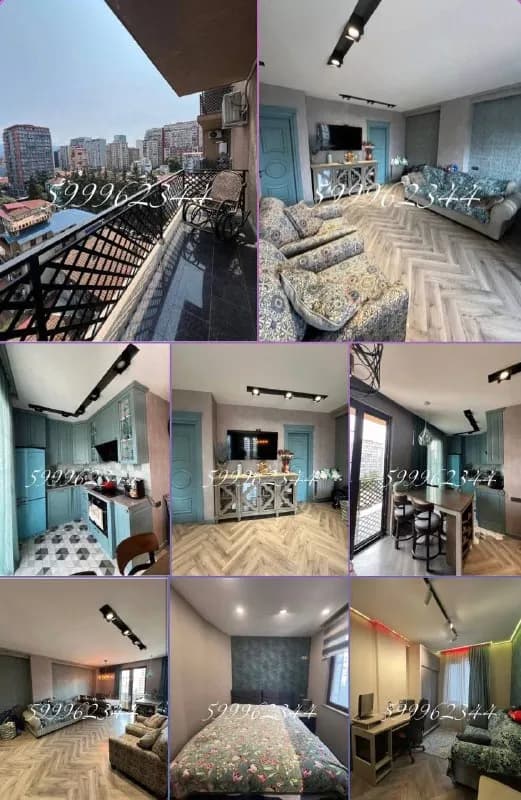 3-комн. квартира, р-н Парк 6 Мая — Батуми — 1 200 ₾