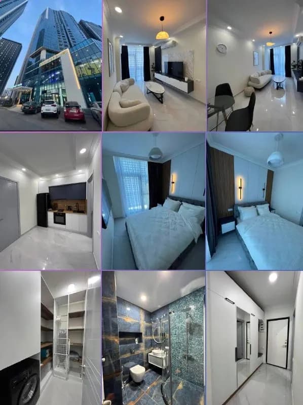 2 комнатная #квартира, в доме премиум класса #Новая Волна, район Карфур, Стадион, Аллея Героев⭐️ — Батуми