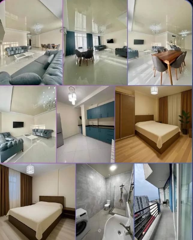 3-комн. квартира р-н Аллеи Героев — Батуми — 1 200 ₾