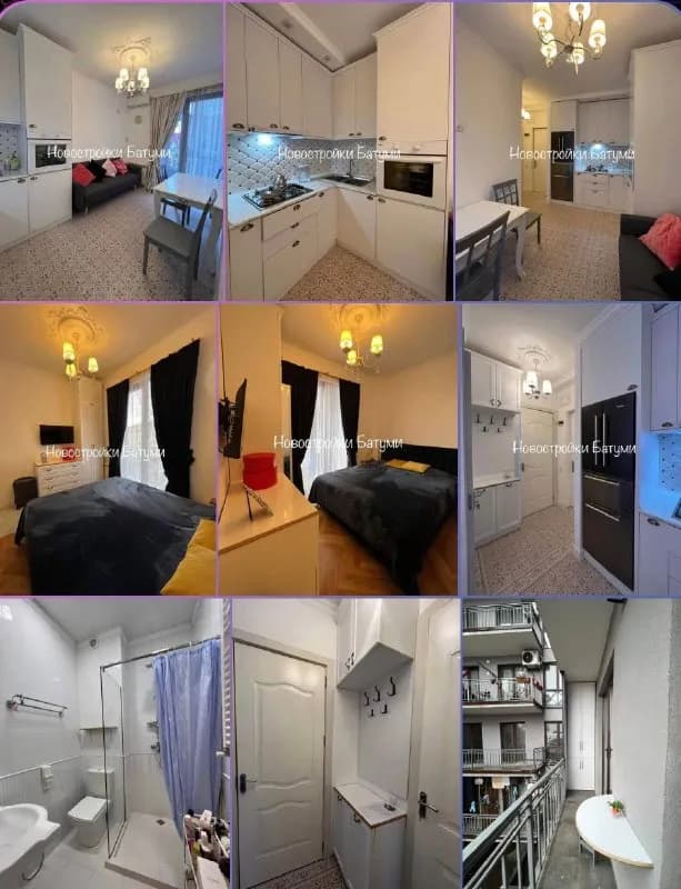 2-комнатная квартира, 40 кв. м. — Батуми — 500 ₾