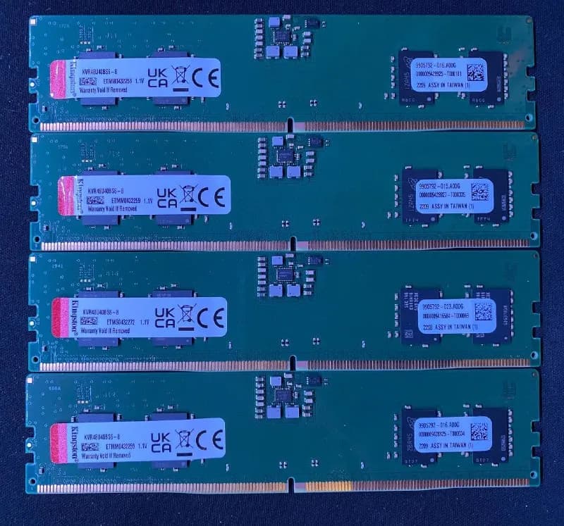 Оперативная память DDR5 Kingston 4×8Gb — Батуми