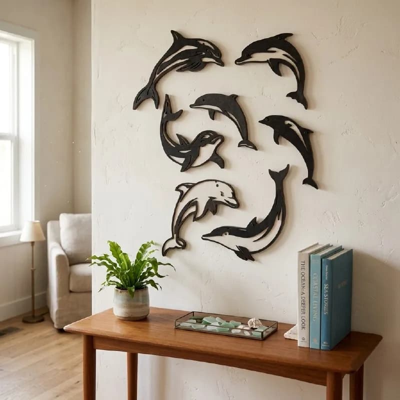 Funny Dolphin Bundle Wall Art 🐬 — Батуми
