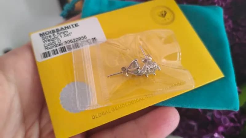 Серьги с бриллиантами 2 Ct — Батуми — 200 ₾