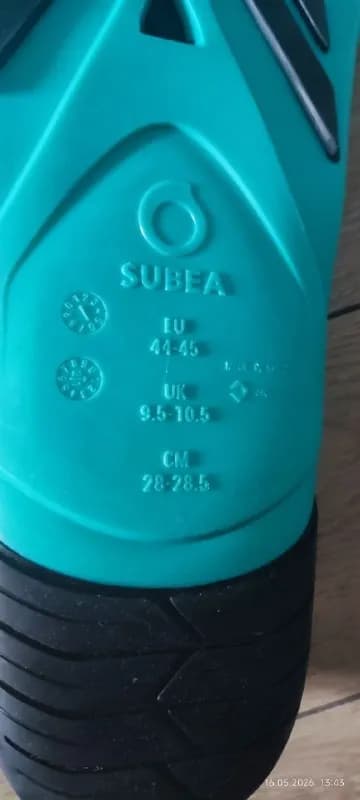subea использовались 1 раз. Размер EU 44-45 UK 9,5-10,5 см 28-28,5 цена 60 лари. Так же есть маска ( — Батуми — 60 ₾