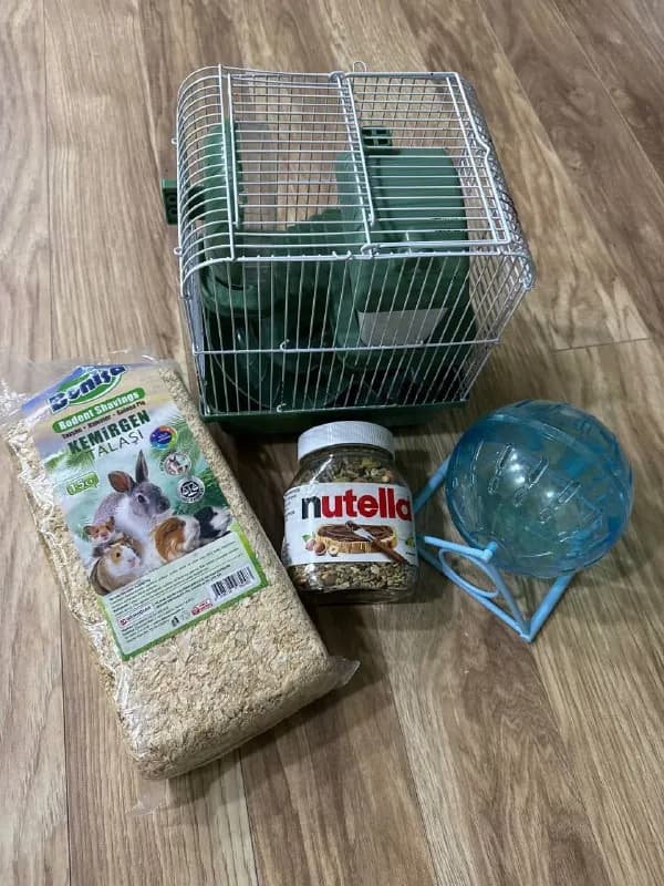 Комплект для хомяка клетка и аксессуары — Батуми — 40 ₾