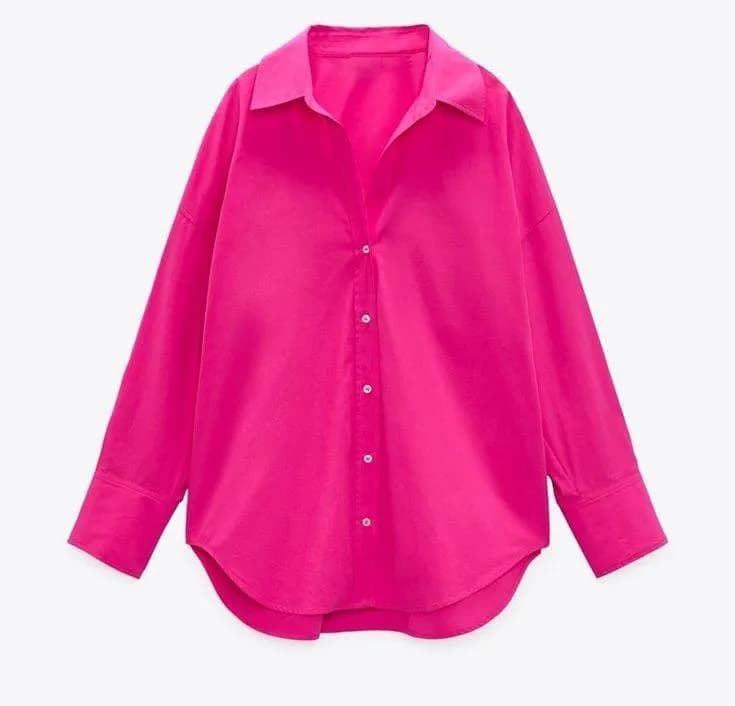Рубашка LCW оверсайз розовая — Батуми — 15 ₾