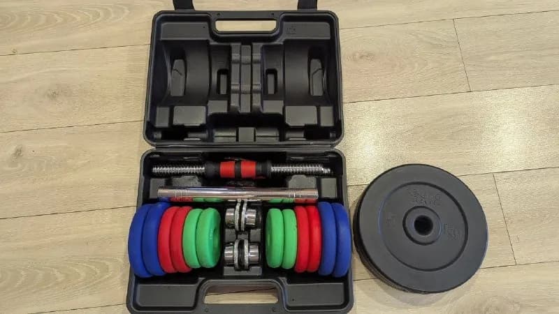 Набор гантелей 20кг + 2 блина — Батуми — 250 ₾
