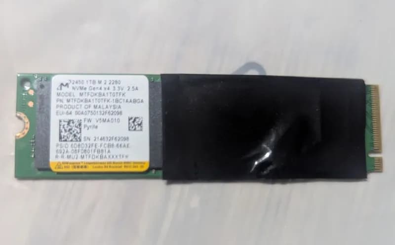 SSD M.2 NVMe на 1 ТБ (1024 ГБ). — Батуми — 210 ₾