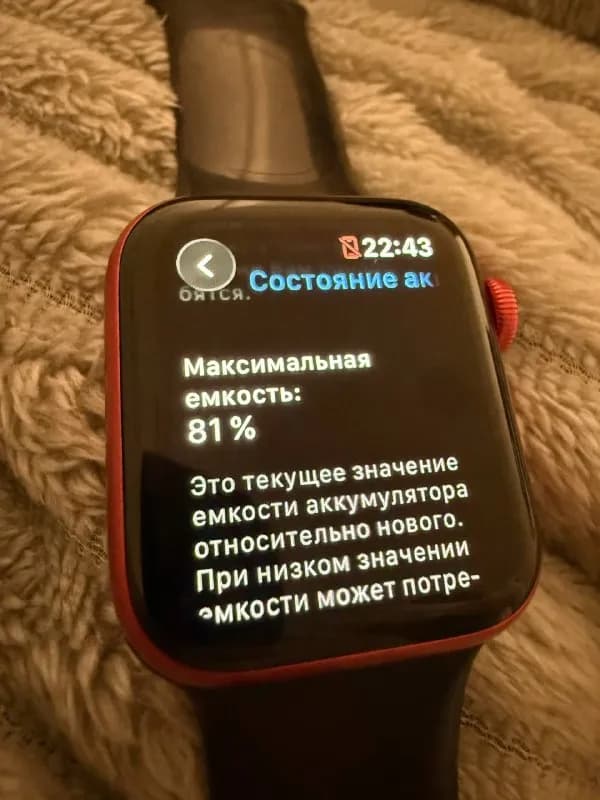 apple watch 6 40 mm, акб 81%, носила женщина, очень аккуратно, не мочились, не бились, сколов нет, потертост — Батуми — 510 ₾