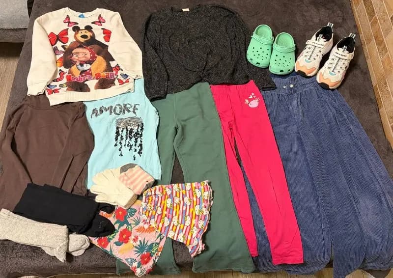 50 лари пакет вещей на девочку 6-9 лет, обувь рр 33(Zara, lc Waikiki, crocs, Skechers) — Батуми — 50 ₾