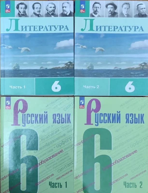 6 класс по 2 части. Вторые части новые, первые части немного бу. По 80 лари за комплект. (Не дешёвые — Батуми — 80 ₾
