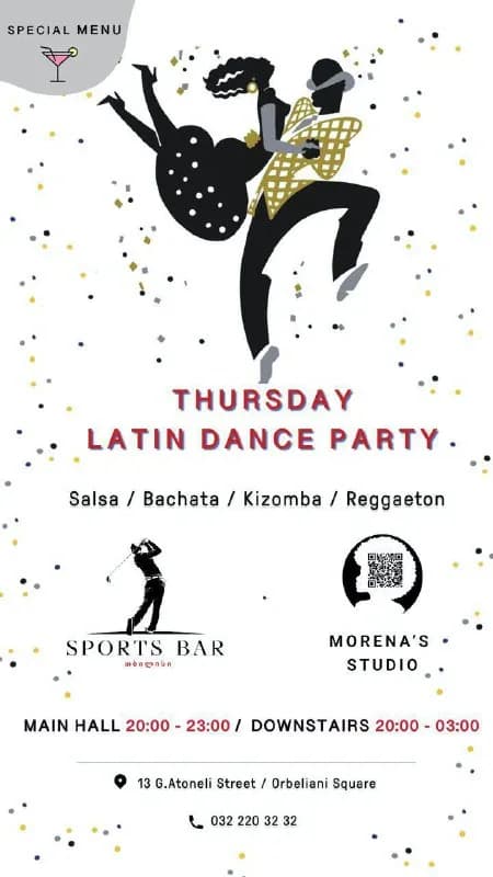don’t let Thursday day make you feel tired and bored, come to our dance party to break the dance fl — Тбилиси