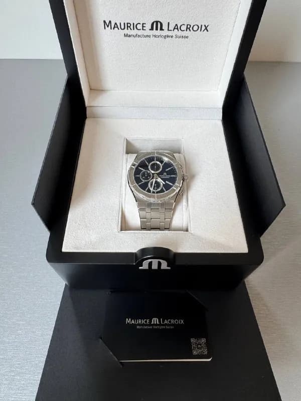 MAURICE LACROIX AIKON QUARTZ CHRONOGRAPH б/у (оригинал) — Тбилиси — 2 950 ₾