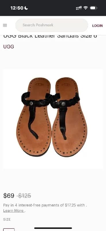 Шлёпки UGG кожа — Батуми — 50 ₾