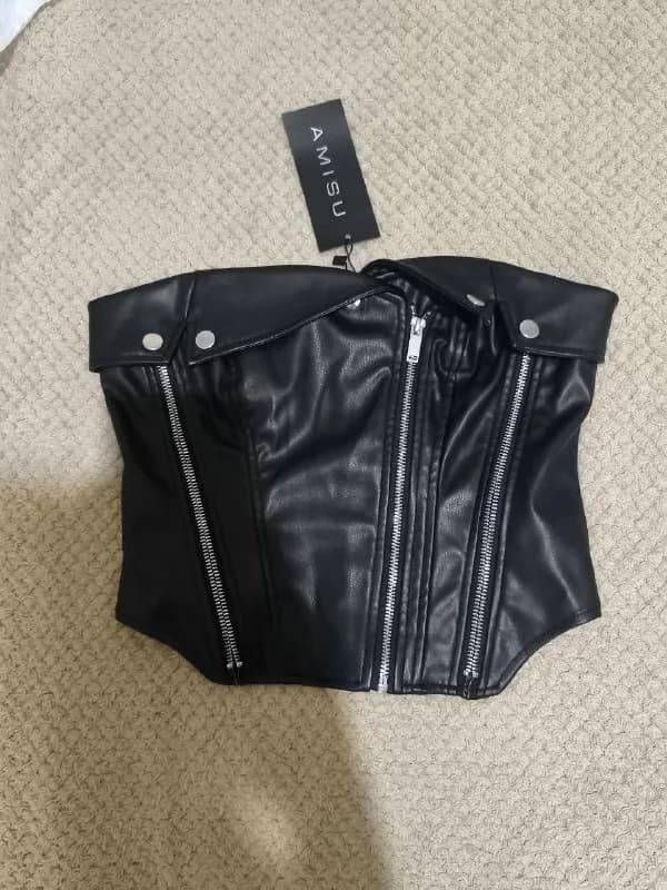 🖤кожаный топ новый — Батуми — 50 ₾