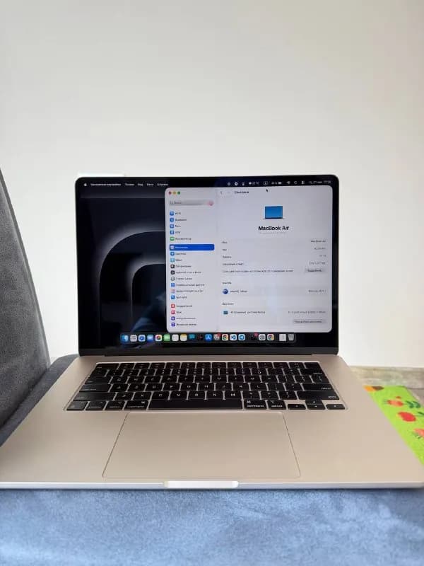 MacBook Air 15» (2024) в идеальном состоянии 💻✨ — Тбилиси — 2 300 ₾