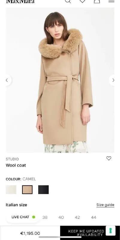 Max Mara, 100% шерсть. В хорошем состоянии. 500$ — Тбилиси — 500 $