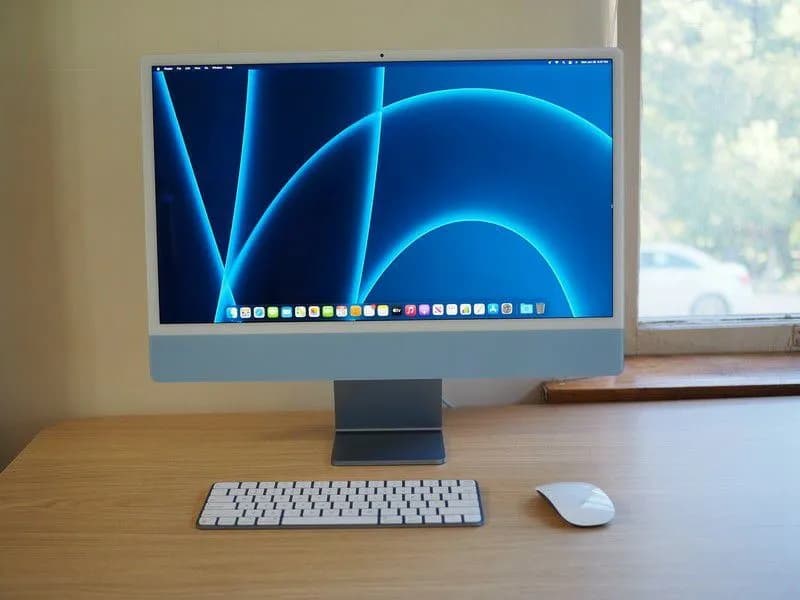 2 шт Apple iMac 24» Retina 4,5K, M1 (8-core CPU 7-core GPU), 16 GB RAM, 512 GB Silver. Z13K000ER — Тбилиси