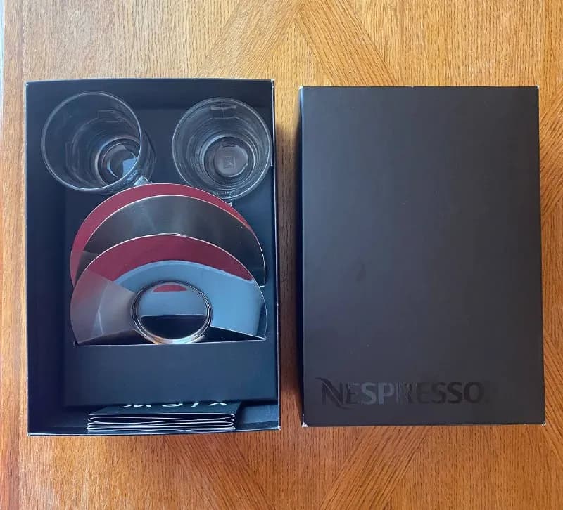 Nespresso View Espresso (2шт). Набор из 2 чашек эспрессо (около 80 мл) из закаленного стекла и 2 блю — Тбилиси — 45 ₾