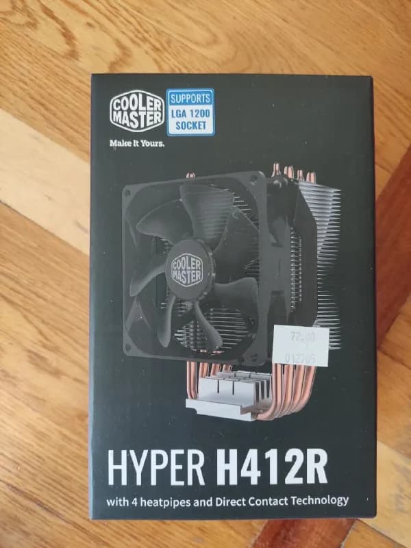 cooler master hyper h412r. Новый, не распакованный, 50 лари. — Тбилиси — 50 ₾
