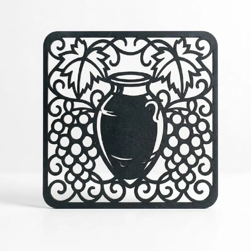 🍇 კედლის დეკორი «ქვევრი და ვაზის ლერწი» 🍷 — Батуми