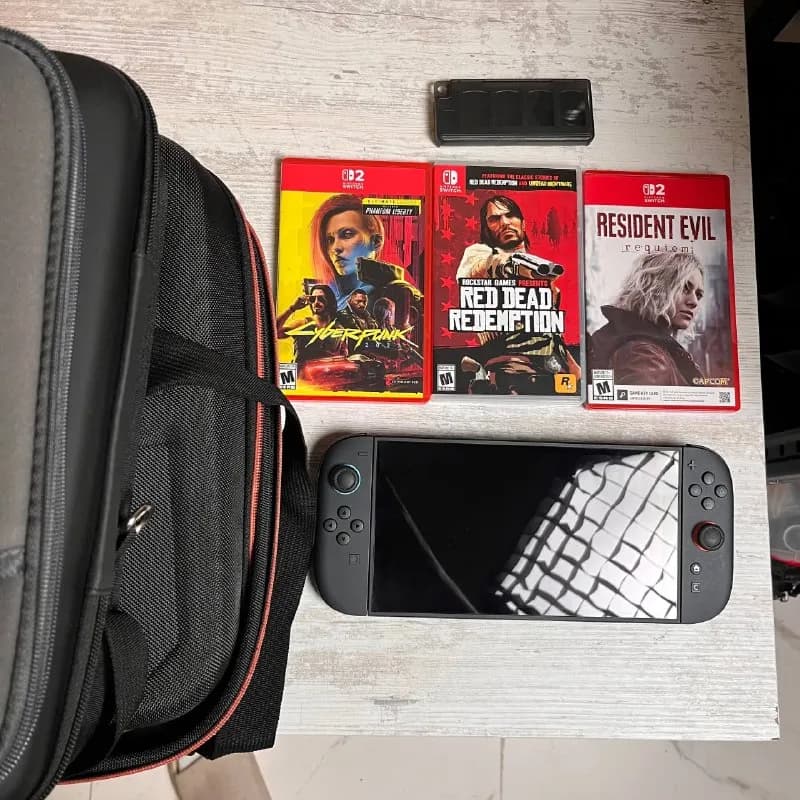 Nintendo Switch 2, состояние идеал, полный комплект как из магазина (только нет коробки). Так же бон — Тбилиси — 1 600 ₾