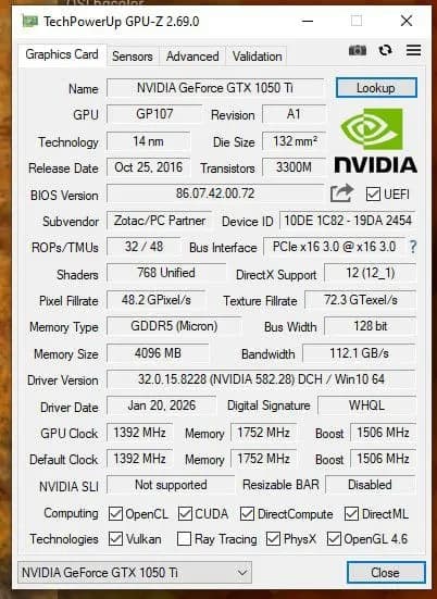 gtx 1050ti 4gb — Батуми — 150 ₾