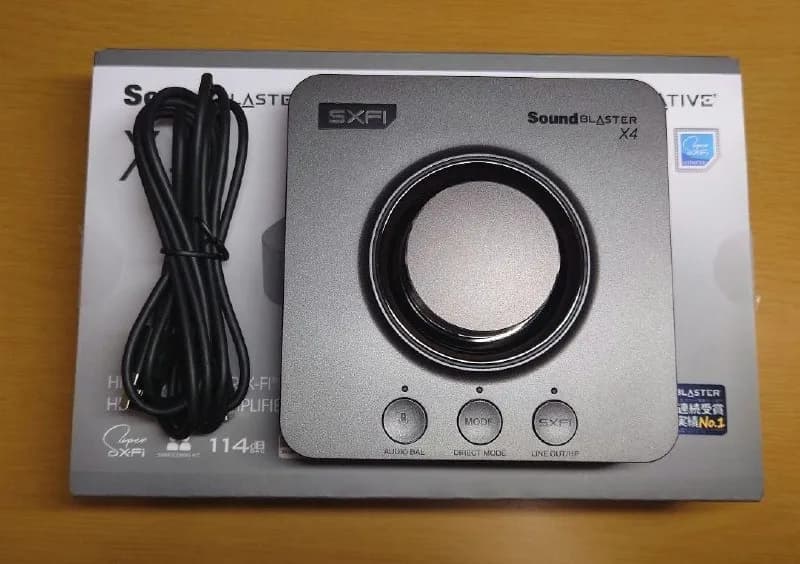 Creative Sound Blaster X4 в отличном состоянии. Идеальный вариант для улучшения качества звука в игр — Тбилиси — 350 ₾