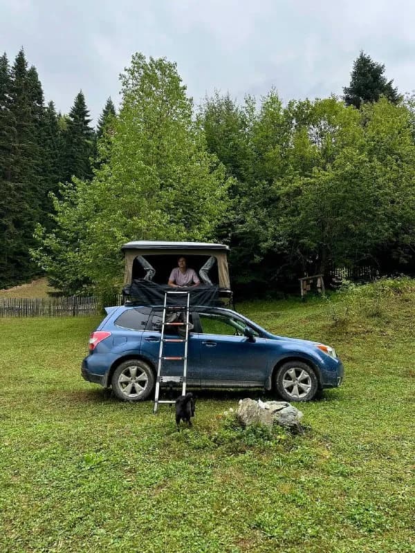 roof tent) + side awning с съемными стенками. Состояние отличное, комплект покупался в августе 2025 — Батуми — 1 300 $