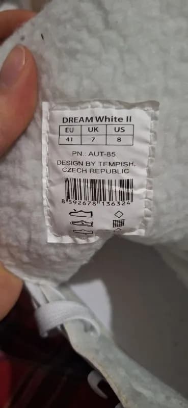 tempish dream white II + чехлы на лезвия, 41 размер. Надевались всего раз, не подошел размер. — Батуми — 100 ₾