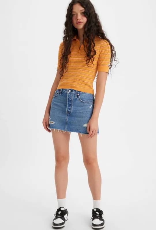 Levi’s Icon синяя джинсовая юбка (оригинал) — Батуми — 95 ₾