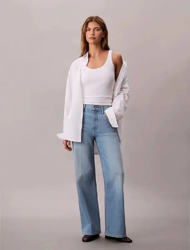 Calvin Klein High Rise Wide Leg джинсы (оригинал) — Батуми — 99 ₾