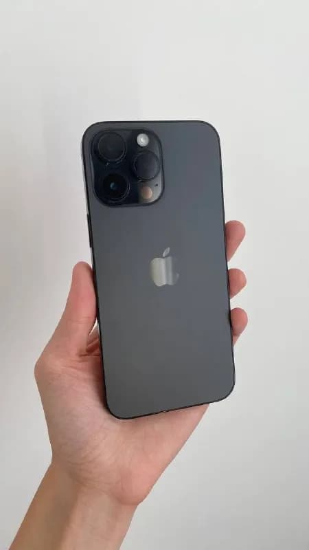 iPhone 14 Pro Max 128GB eSIM Black в отличном состоянии. Face ID, камеры, динамики, Wi-Fi, Bluetooth — Батуми — 950 ₾