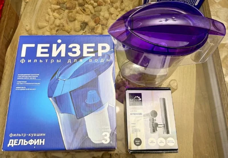 3 литра гейзер, картридж нужно заменить (универсальный картридж № 301, раньше были в модусе) — 8 лар — Батуми — 8 ₾