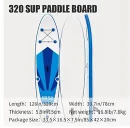SUP-борд 320 — надувная доска для гребли 🏄‍♀️ — Батуми — 500 ₾
