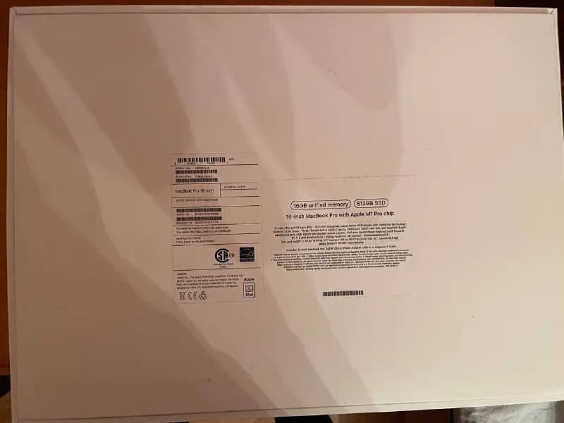 Macbook Pro M1 Pro 16/512 7000gel — Тбилиси