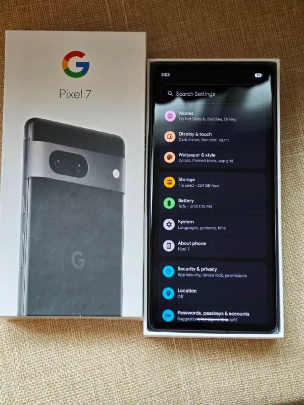 Google Pixel 7, 256 gb, как новый, цена: 600 лари — Тбилиси — 600 ₾