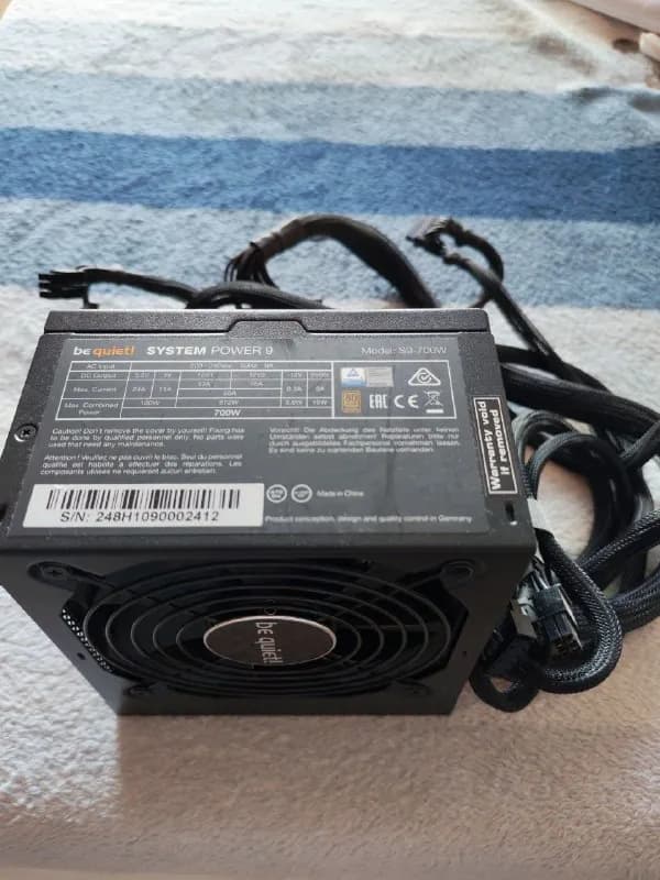be quiet. System Power 9 мощностью 700 Вт (модель S9-700W) с сертификатом энергоэффективности 80 PLU — Батуми — 120 ₾
