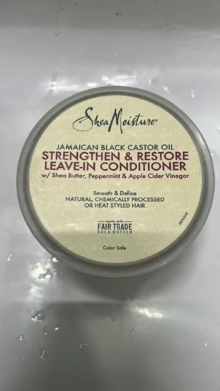Shea Moisture strengthen & restore leave-in conditioner с маслом ши. Веганский состав. Отлично увлаж — Батуми — 60 ₾