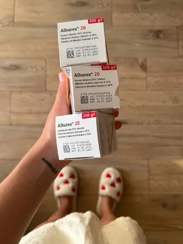 Alburex 20% 50мл (Альбумин) — Швейцария — Батуми — 150 ₾