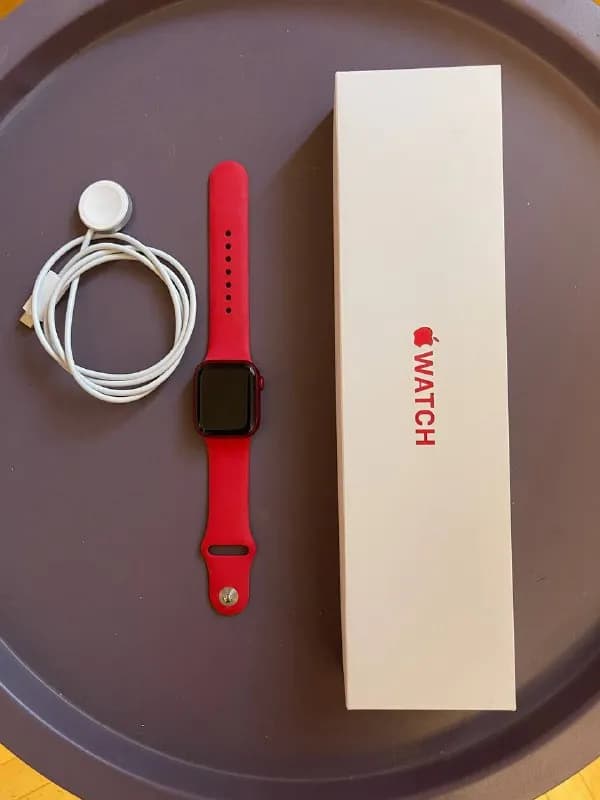 Apple Watch 7, 41 mm. Использовались два раза, ещё год гарантии. — Тбилиси — 1 000 ₾