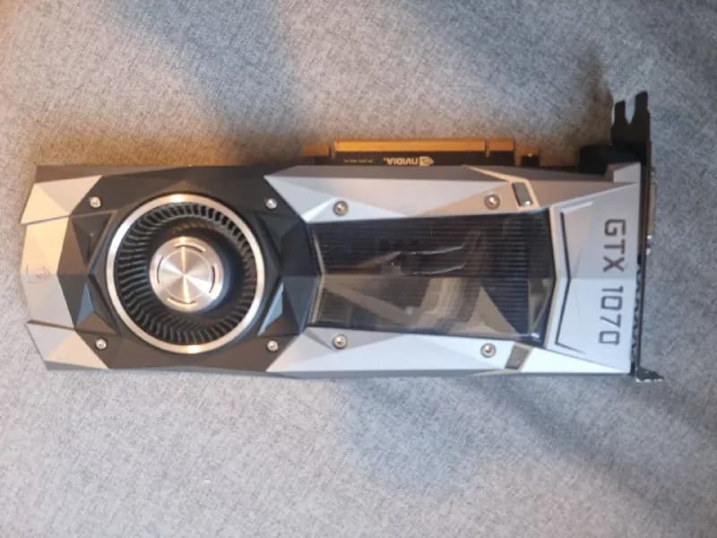 Geforce GTX 1070 8 gb. Доп. фото и цену по запросу отправлю в лс. — Тбилиси